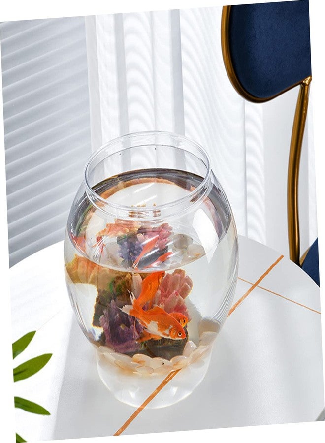 FONDOTIN Unbreakable Transparent Desktop Fish Tank Globe Fish Bowl for Home Decor for Plants Office Ornament - Image 3